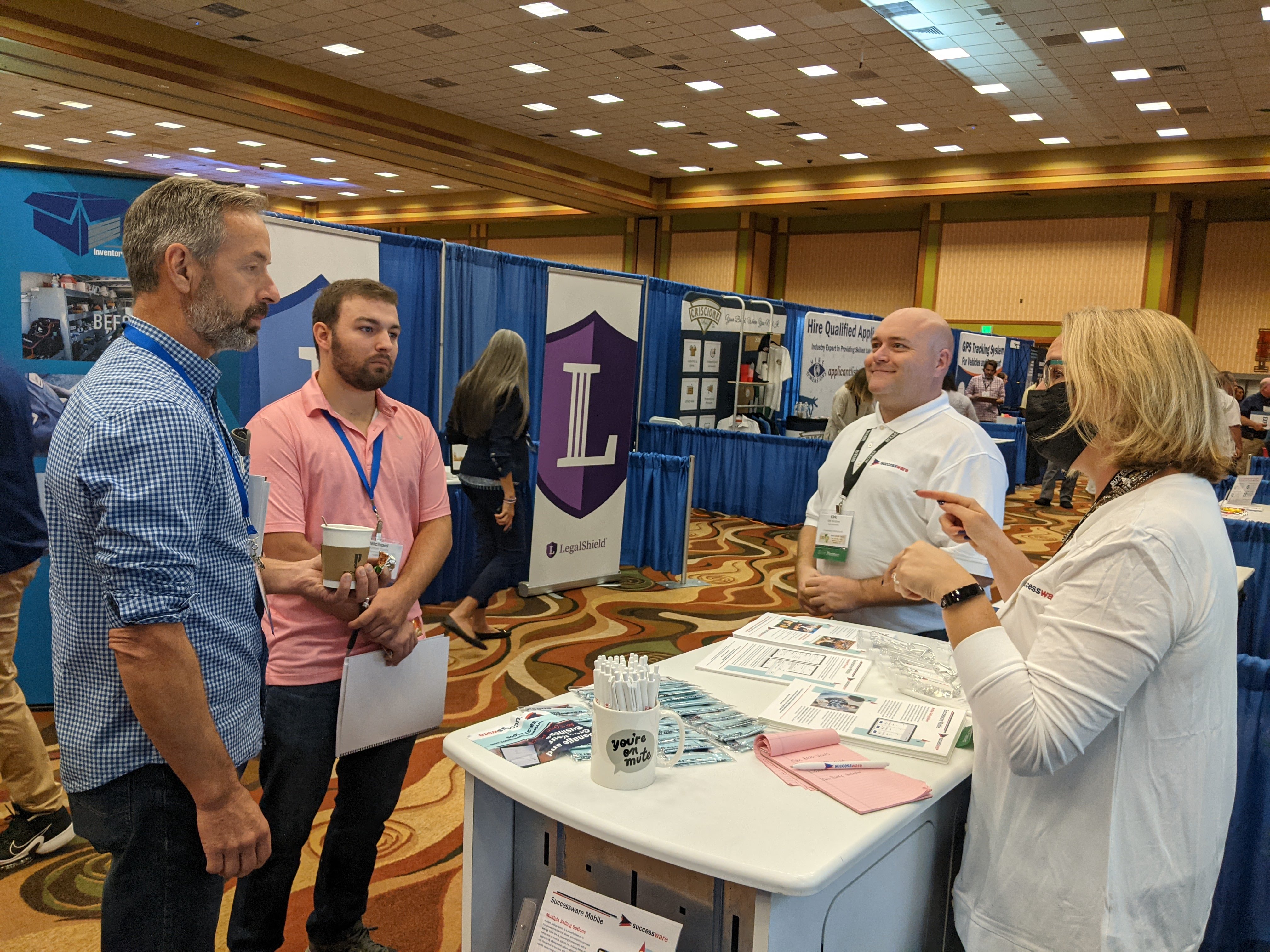 Successware's booth at SGI Fall